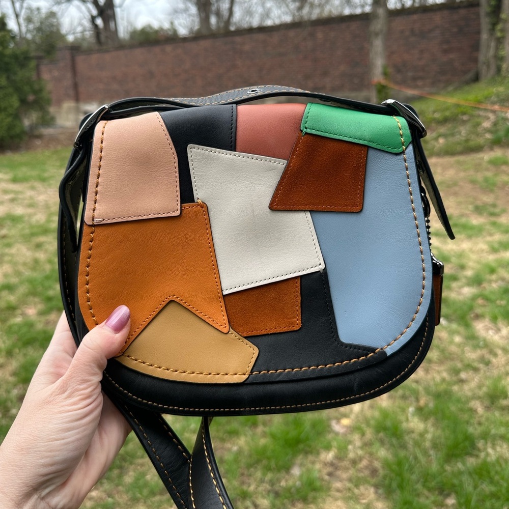 Coach 1941 Patchwork Saddlebag - image 1